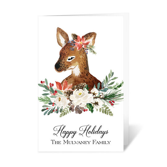 Christmas Deer Folded Gift Enclosures